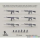 1/35 US Army M4 Carbine w/Rail Interface System Without RAS Picatinny Rail Cover