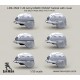 1/35 US Army/USMC PASGT Helmet with Cover with Mount Plate NVG PVS 7/14/15 - Resin Parts