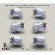 1/35 US Army/USMC PASGT Helmet with Cover with Mount NVG PVS 7/14/15 - Resin Parts
