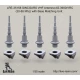 1/35 SINCGARS VHF Antenna AS-3900/VRC (30-88 Mhz) with Base Matching Unit 5pcs