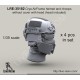 1/35 Airframe Helmet and Choops Set without Helmet Cover &amp; w/Heads (4 sets)