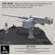 1/35 WWII M2HB Browning .50 Calibre Machine Gun w/o Flash Hider in Korean War,Vietnam War