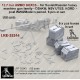1/35 12.7mm AMMO BOXES (6pcs) for Soviet/Russian Heavy Machine Gun DShKM/NSV UTES/KORD