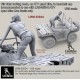 1/35 Girl Rider Looking Back on ATV Quad Bike in Baseball Cap