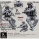 1/35 MH-6 SOF Helicopter Assault Team Operator #5 for Kitty Hawk Little Bird kit #KH50004