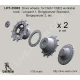 1/35 Drive Wheels for Diehl 139E2 Workable Track-Leopard 1, Bergepanzer Standard & Ber. II