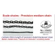 Scale Chains - Medium Blackened Chain (50cm)