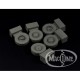 1/35 T3 Transporter Resin Wheels for Takom Model