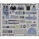 1/48 Saab JA37 Viggen Interior Detail-up Set for Tarangus kit (1 photo-etched sheet)