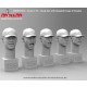 1/16 Character Heads Set with Baseball Caps