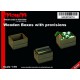 1/16 Wooden Boxes Set with Provisions (3pcs, resin)
