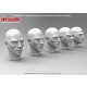 1/24 Bald Heads Set with Different Emotions #1