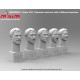 1/24 Character Heads Set with Different Emotions #2