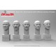 1/24 Bald Heads Set with Different Emotions #2