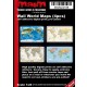 1/24 Wall World Maps Stickers (4pcs, self adhesive)