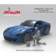 1/35 Car Wash Girl with Bucket - Kneeling with Sponge