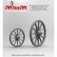 1/35 Old Wooden Cartwheels (2pcs)