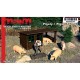1/35 Pigsty/Shed, 4 Pigs & Farmer