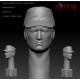 1/35 Modern German Head w/Field Cap: Sad Impression #0018 (1pcs)