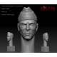1/35 German Wehrmacht Head w/Schiffchen: Arrogant Impression #0095 (1pcs)