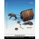 1/35 Animals Set Vol.24 - Dogs with Kennel