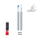 0.6mm Tungsten Steel Push Broach (Chisel) Shank Dia: 3.175mm