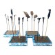 Airbrush Painting Base/Holder (125x85x27mm, 4pcs)