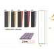 Sanding Sponge Set #180 #280 #400 #600 #800 (110x20x2mm, 5pcs)