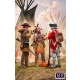 1/35 Indian Wars Series - XVIII century Kit No.4 'Fair Exchange' (3 figures)