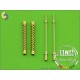 1/48 Italian Machine Gun Breda SAFAT 12.7mm Barrels (2pcs)