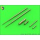 1/48 MiG-17A/P/F (Fresco A, B, C) - 37mm and 23mm Gun Barrels Set & Pitot Tubes
