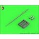 1/48 Mikoyan MiG-19S (Farmer C) - 23mm Gun Barrels Set & Pitot Tube