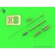 1/48 Boeing AH-64 Apache M230 Chain Gun Barrel (30mm), Pitot Tubes and Tail Antenna