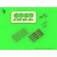 1/48 PZL P11c wz. 33 Machine Gun Barrels, Gunsight and Venturi Tube