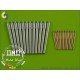 1/350 IJN Fuso (1944) Armament - 36cm (x12pcs), 15cm (x14pcs) for Fujimi kit