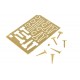 1/35 Hinges A (9pcs in large straight, 7pcs in large angled, 2pcs in small)