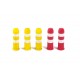 1/35 Plastic Road Bollards (each height: 2.4cm, 5pcs)