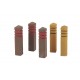 1/35 Wooden Road Bollards (each height: 2.7cm, 5pcs)