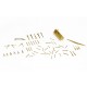 1/35 Tools Set (wrenches, pliers, files, screwdrivers, hand saw, blade & box)