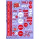 Window Stickers "SALE" for All Scales