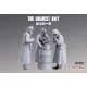 1/35 WWII German "The Coldest Day" (3 figures, 1 barrel stove & 1 water bucket)