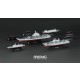 1/2000 Chinese Fleet Set 2 - 6 Warships: Type 001, 075, 052D, 093G, 094, Peace Ark