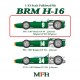 1/43 Multi-Material Kit: BRM H-16 Ver.A P83 1967 Dutch GP #9/Belgian GP #12