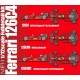 1/12 Multimedia kit - Ferrari 126C4 (Version A) Rd.3 Belgian GP / Rd.4 San Marino GP 1984