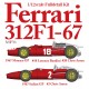 1/12 Multimedia kit - Ferrari 312F1-67 (Version A) Monaco Grand Prix 1967 w/Driver