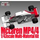 1/43 Multi-Material Kit: McLaren MP4/4 Ver.B '88 #11 Alain Prost / #12 Ayrton Senna