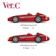 1/12 Full Detail Kit: Maserati 250F Ver.C 1957 French GP J.M.Fangio/German GP J.M.Fangio
