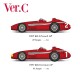 1/20 Full Detail Kit: Maserati 250F Ver.C 1957 Winner Rd.4 French GP #2 Rd.6 German GP #1