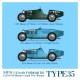 1/12 Full Detail Kit: Bugatti Type 35 Race Car