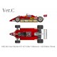 1/43 Multi-Material Kit: Ferrari 126C2 Ver.C 1982 Rd.4 San Marino GP #27 #28